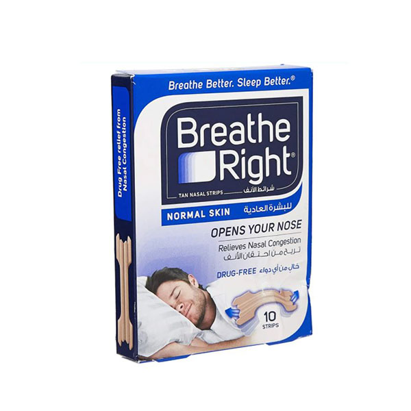 Breathe Right Nasal Strips For Normal Skin Medium
